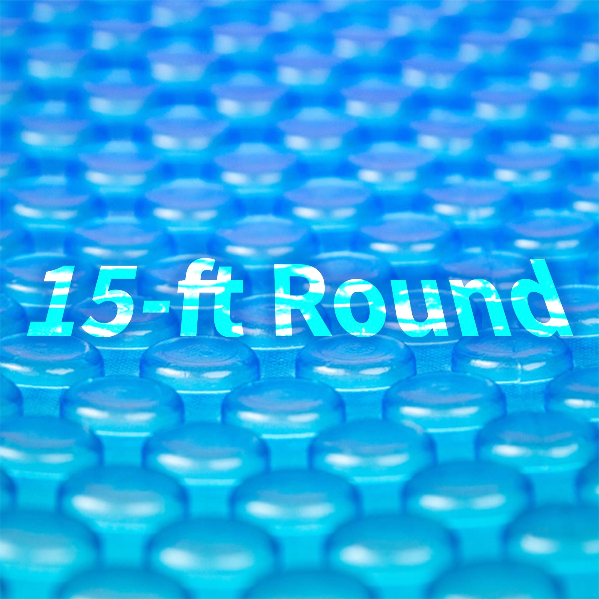 8-mil Solar Blanket for 12-ft Round Above-Ground Pools - Blue - 12' Round