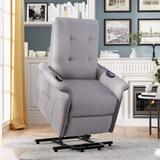 Power Lift Chair for Elderly with Adjustable Massage Function Recliner Chair for Living Room, LIGHT GREY