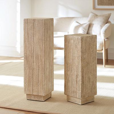 Camino Wood Pedestal - Small - Ballard Designs