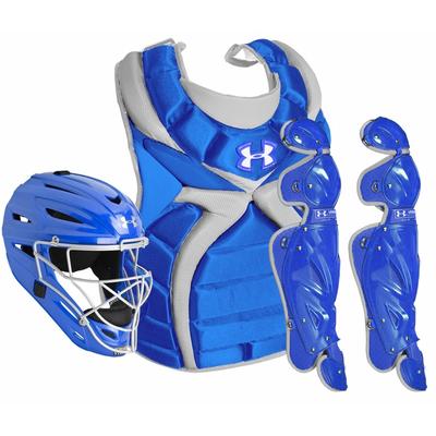 Under Armour Junior Victory Series Girl's Faspitch Catcher's Gear Kit - Junior 9-12 Royal