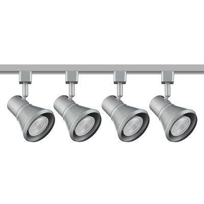 Dexter 4-Light Satin Nickel LED Floating Canopy Pr...