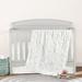 Ravello Pintuck Embellished Soft Baby/Toddler White 3Pc Bedding Set - Lush Decor 21T010753