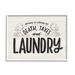 Stupell Industries Death Taxes & Laundry Funny Phrase Playful by - Textual Art Canvas in White | 16 H x 20 W x 2 D in | Wayfair ae-938_wfr_16x20
