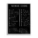 Stupell Industries Vintage Morse Code Chart Alphabet & Numerals by Vision Studio - Textual Art Canvas in Black/Green | Wayfair ai-307_gff_24x30