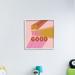 Stupell Industries Be the Good Positivity Phrase Geometric Pop by Sd Graphics Studio - Textual Art Canvas in Pink | 12 H x 12 W x 1.5 D in | Wayfair