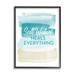 Stupell Industries Salt Water Heals Everything Phrase Soft Beach Ombre by - Textual Art Canvas in Blue | 20 H x 16 W x 2 D in | Wayfair