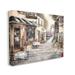 Stupell Industries Traditional Village City Architecture Charming Bistro Scene by Ruane Manning - Graphic Art Canvas/ in Gray/White | Wayfair