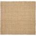 White 108 x 0.47 in Area Rug - Beachcrest Home™ Erroll Pollux Carolene Geometric Handmade Tufted Natural & Sisal | 108 W x 0.47 D in | Wayfair