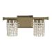 Bionka 2 Light Sconce By Rosdorf Park Metal in Brown | 7 H x 15 W x 15 D in | Wayfair 903EF8067F034999B958356B7AD790E8