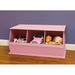 Harriet Bee Swerting Manufactured Wood Toy Organizer Wood/MDF in Pink | 17 H x 37 W x 19.3 D in | Wayfair A08426819480478B8D9AB092F1F7F749