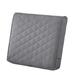 Arlmont & Co. Ayvion Water-Resistant Patio Quilted Lounge Cushion Polyester in Red/Gray/Brown | 4 H x 25 W in | Wayfair