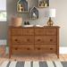Three Posts™ Baby & Kids Olney 6 Drawer Dresser Wood in White, Size 33.0 H x 54.63 W x 18.38 D in | Wayfair D36D88D738BE42E0ADB04514ABD12EBD