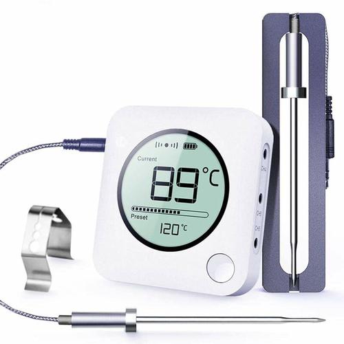 Digitales Bluetooth Grillthermometer Fleischthermometer Kabelloses Grillthermometer mit Timer,2