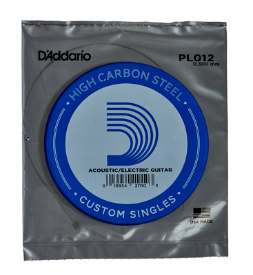 Daddario PL012 Einzelsaite für Gitarre 012