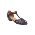 Wide Width Women's The Josephine Pump By Comfortview by Comfortview in Navy (Size 10 1/2 W)