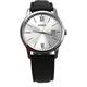 Casio MTP-V002L-7B3 Men's Standard Analog Black Leather Band Silver Dial Date Watch