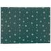 The Holiday Aisle® Angelette 30 in. x 18 in. Non-Slip Outdoor Door Mat Synthetics in Green/Black | 30 H x 18 W x 0.08 D in | Wayfair