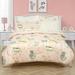 Viv + Rae™ Happel Light Pink Microfiber Reversible Comforter Set Polyester/Polyfill/Microfiber in Brown/Gray/Pink | Wayfair