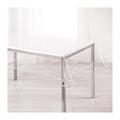 Paris Prix - Nappe Cristal Garden 140x240cm Transparent & Blanc