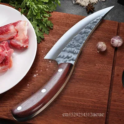 Couteau à désosser japonais en acier à haute teneur en carbone fait à la main couteau à poisson