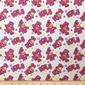 Camelot Fabrics Care Bears Sparkle & Shine Sparkles in Fabric White Fabric By The Yard