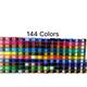 PeavyTailor 144 Colors Prewound Embroidery Bobbins 40 Wt Polyester Embroidery Machine Thread