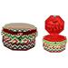 Suzy s Hobby Baskets Large Christmas Chevron Sewing Basket SB013