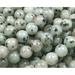 4mm 15.5 Inches Kiwi Stone Jasper Smooth Round Beads Genuine Gemstone Natural Jewelry Making