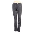 CALVIN KLEIN JEANS Jeggings - Low Rise Skinny Leg Denim: Gray Bottoms - Women's Size 26 - Dark Wash