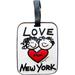 Fifth Avenue Manufacturers Love From New York Luggage Tag