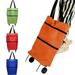 Fully Insulated Shopping Trolley Grocery Luggage Carrier Cart Bag with 2 Wheels