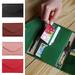 Faux Leather Passport Holder Wallet Travel Envelope Card Holder Cash Purse