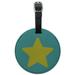 Steven Universe Pearl Star Round Leather Luggage Card Suitcase Carry-On ID Tag