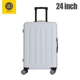 90FUN Luggage Suitcase Aluminum Framed 20-24inch Travel Suitcase Lightweight Durable Hardshell 4-Wheel Spinner Upright Luggage PC Spinner Wheel Carry On Luggage