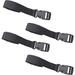 XTACER Backpack Accessory Strap Luggage Straps (Black - Release Buckle Straps (4-Pack))