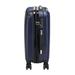 20 inch Waterproof Spinner Luggage Travel Business Large Capacity Suitcase Bag Rolling Wheels Navy Blue