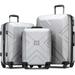 Hommoo Hardside Expandable Luggage Suitcase with Spinner Wheels, TSA Lock, 3-Piece Set