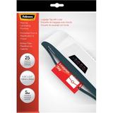 Fellowes Glossy Pouches, Luggage Tag with loop, 5 mil, 25 pack