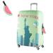 AMKA Palette 3-Piece Checked Spinner Luggage Bundle, Mint/New York/Watermelon