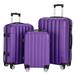 Best Choice 3 pcs Large Capacity Luggage set ABS Multifunctional Trolley Suitcase Nested Spinner for Traveling Business