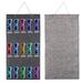 EEEkit Wall Sunglasses Organizer Storage Bag 25 Felt Slots - Glasses Hanging Display Stand Holder Rack Durable Hanging Eyeglasses Wall Pocket Mounted (Grey)