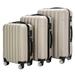 TINKSKY 3-in-1 Multifunctional Large Capacity Travel Storage Suitcase Luggage (Purple)