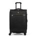 Travelpro Platinum Elite-Softside Expandable Spinner Wheel Luggage, Intrigue Black, Checked-Medium 25-Inch