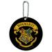 Harry Potter Ilustrated Hogwart's Crest Round Luggage ID Tag Card Suitcase Carry-On