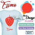 ESSMO Maple Orange Flock Heat Transfer Vinyl HTV Sheet T-Shirt 20 Wide Iron On Heat Press DF05 20 x60