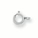 Sterling Silver 8.0mm Spring Ring w/ Open Ring Clasp