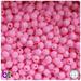 BeadTin Baby Pink Opaque 6mm Faceted Round Plastic Beads (600pcs)
