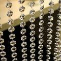 OCHINE Crystal Acrylic Gems Bead Strands Clear Glass Crystal Beads Lamp 10Pcs/Bag