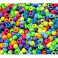 Jolly Store Crafts Matte Bright Mix 9x6mm Pony Beads Made in USA 500pcs