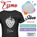 ESSMO Silver Matte Solid Heat Transfer Vinyl HTV Sheet T-Shirt 20 Wide Iron On Heat Press DP04 20 x72